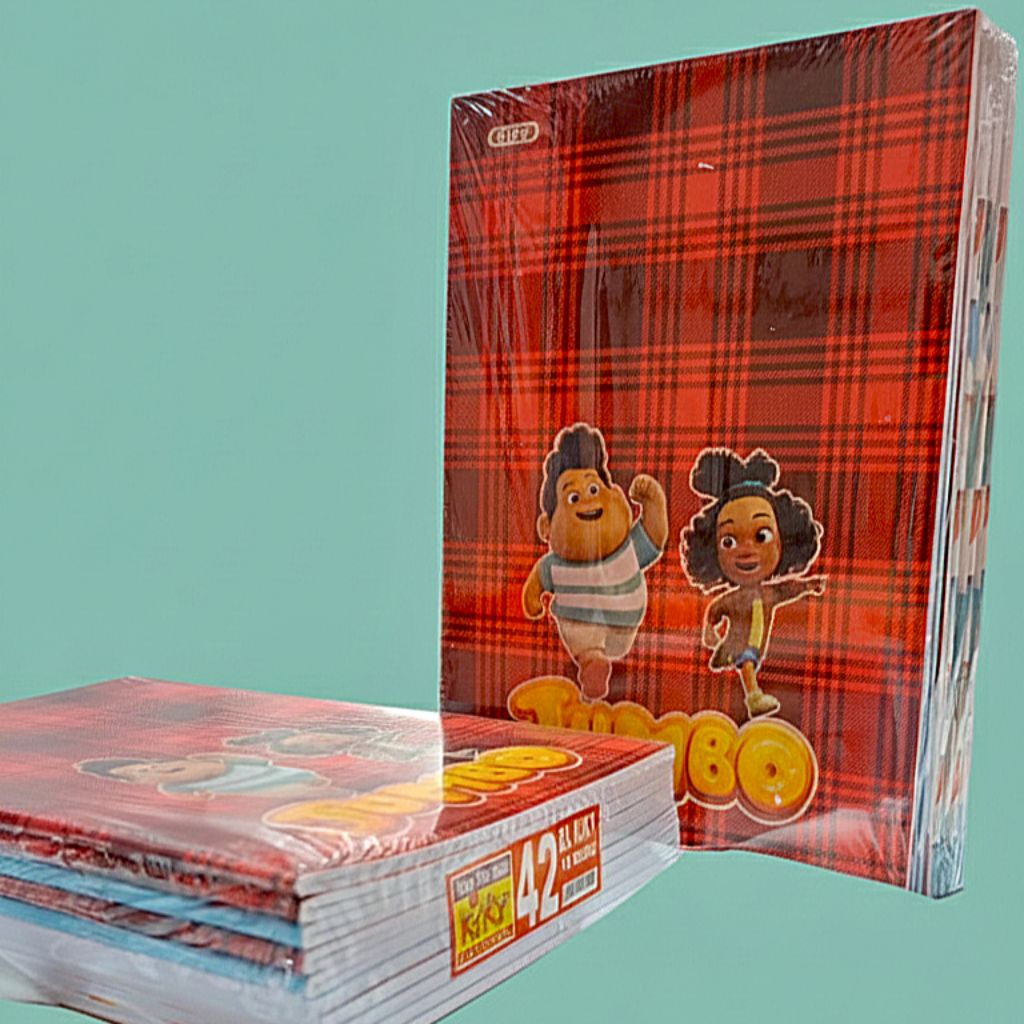 Buku tulis Boxy Kiky motif jumbo isi 42 lembar B5