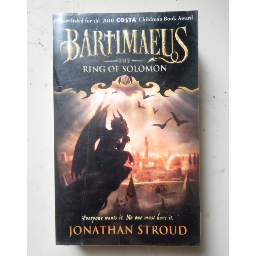 Novel Bartimeus. The Ring of Solomon - Jonatan Stroud
