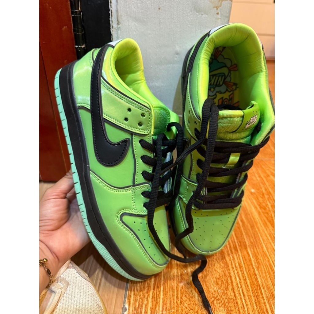 N*KE SB Dunk Low The Powerpuff Girls "Buttercup"