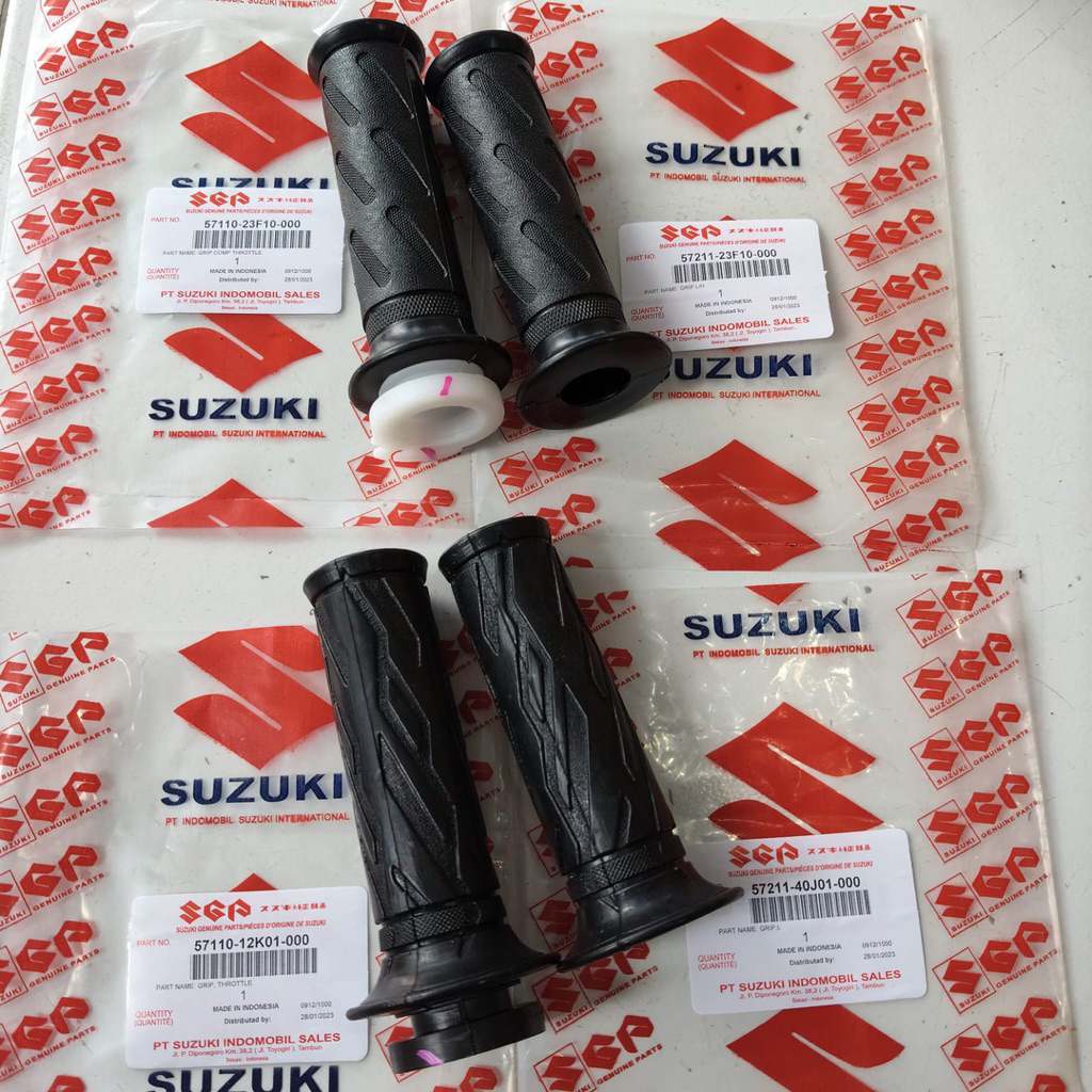 Handgrip Grip Handfat + Pipa Gas Suzuki Satria Fu old fi injeksi tali gas 1 original