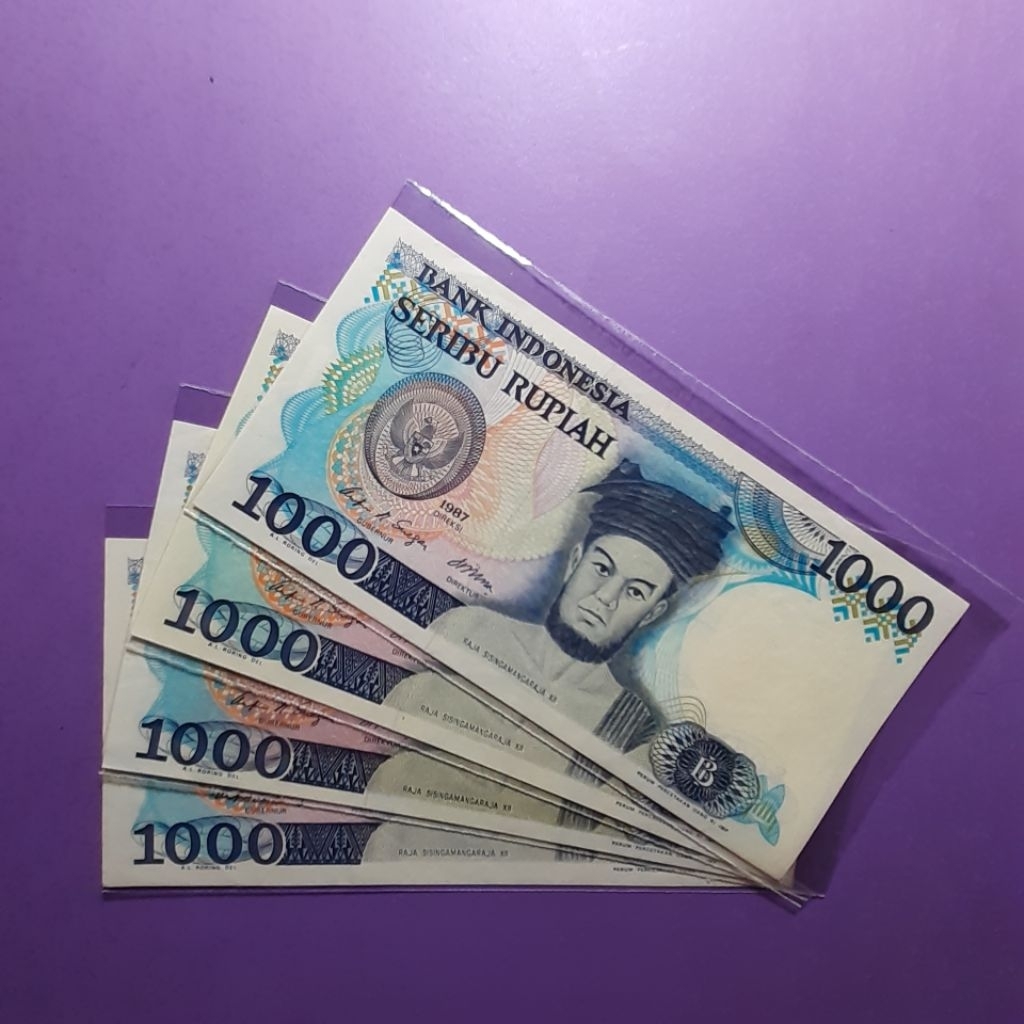 Uang kuno 1000 rupiah sisingamangaraja 1987