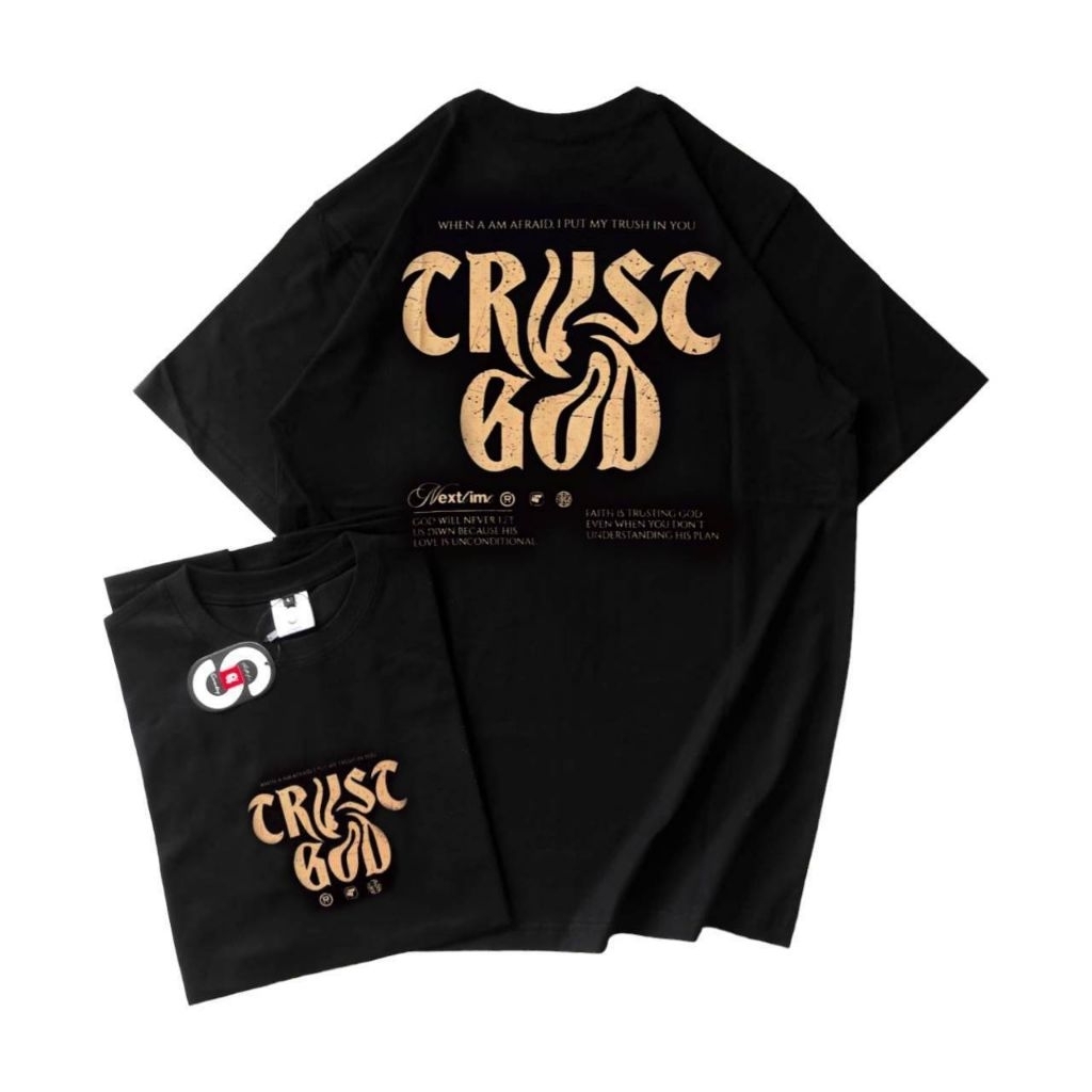 Baju Distro Sevenkey / Kaos Pria Wanita Full Tag Label / Kaos Surfing / Recovery Black