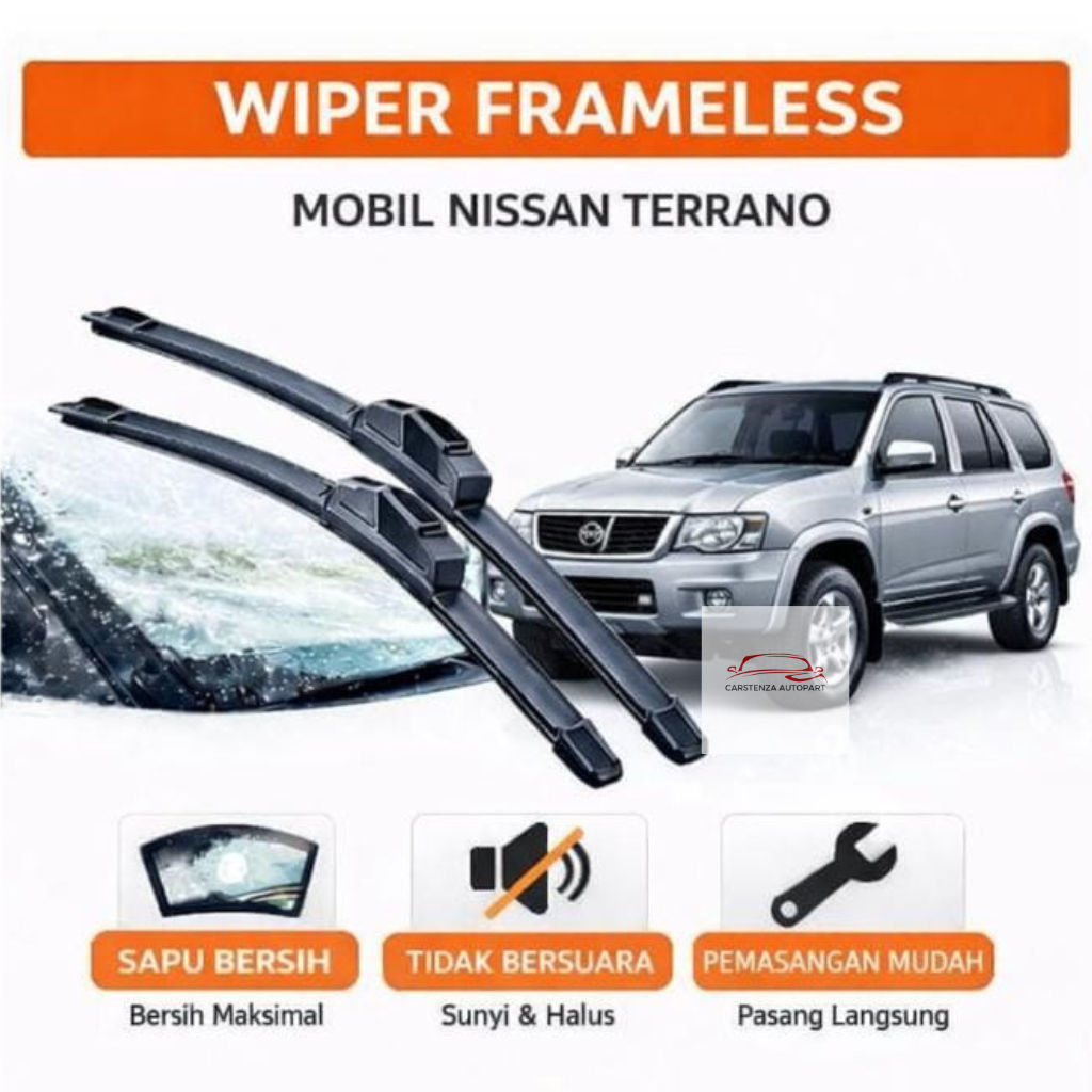 Wiper Frameless Terrano Wiper Nissan Terrano Wiper Depan Terrano Wiper 1 Set Wiper Terrano Aksesoris