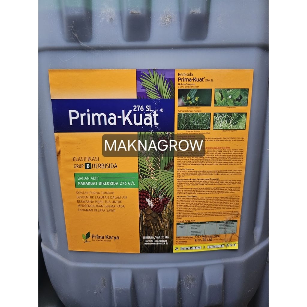 Racun rumput HERBISIDA PRIMA-KUAT 276 SL 20 liter