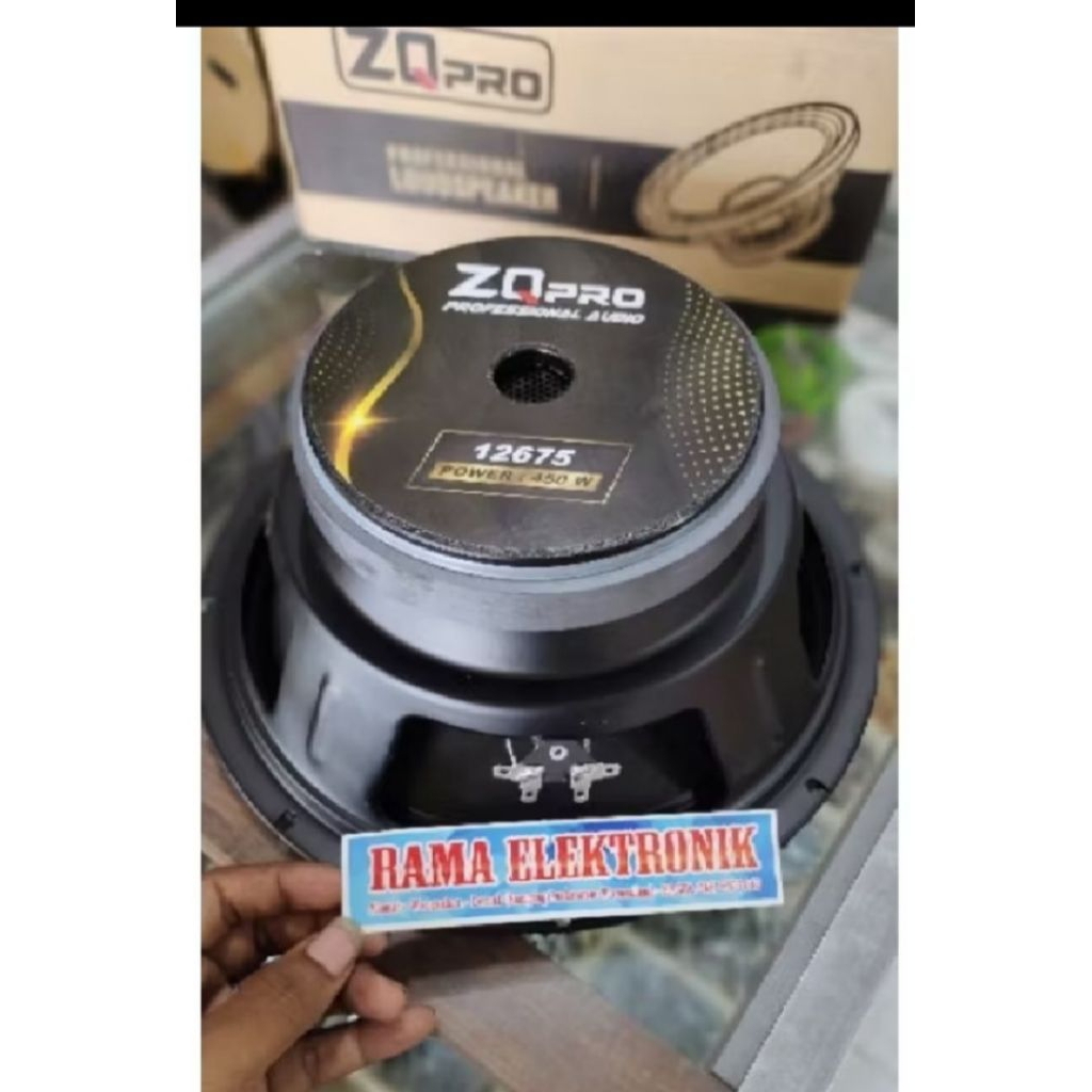0SPIKER ZQPRO12675SPEAKER12INCH COIL3450WATT SPEAKER SPIKER ZQPRO ZQ PRO12675