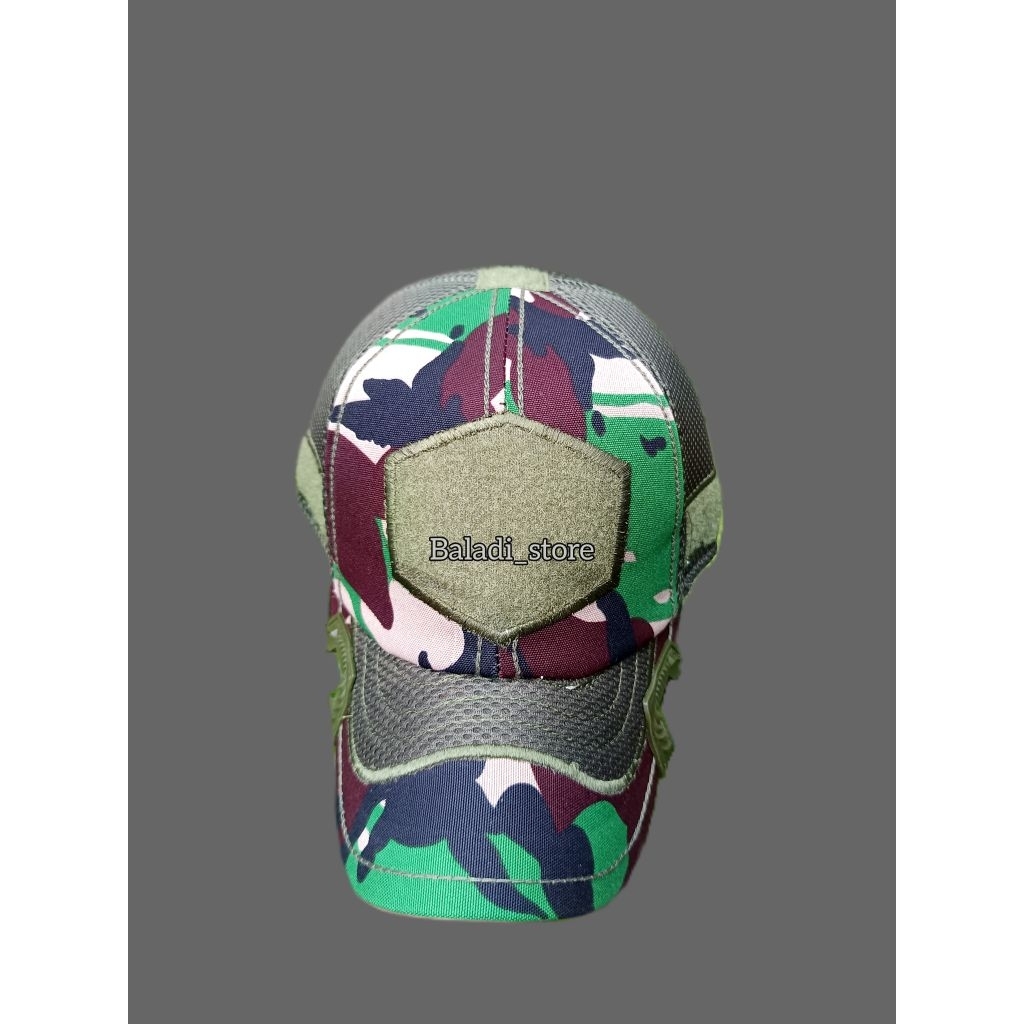 Topi coak loreng malpinas | Topi coak loreng velbet | Topi coak doublemess | Topi coak tactical velb
