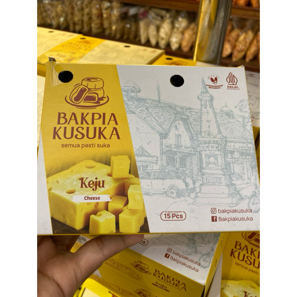 Bakpia Kusuka Produksi Bakpia Kencana Isi 15 Oleh-Oleh Jogja