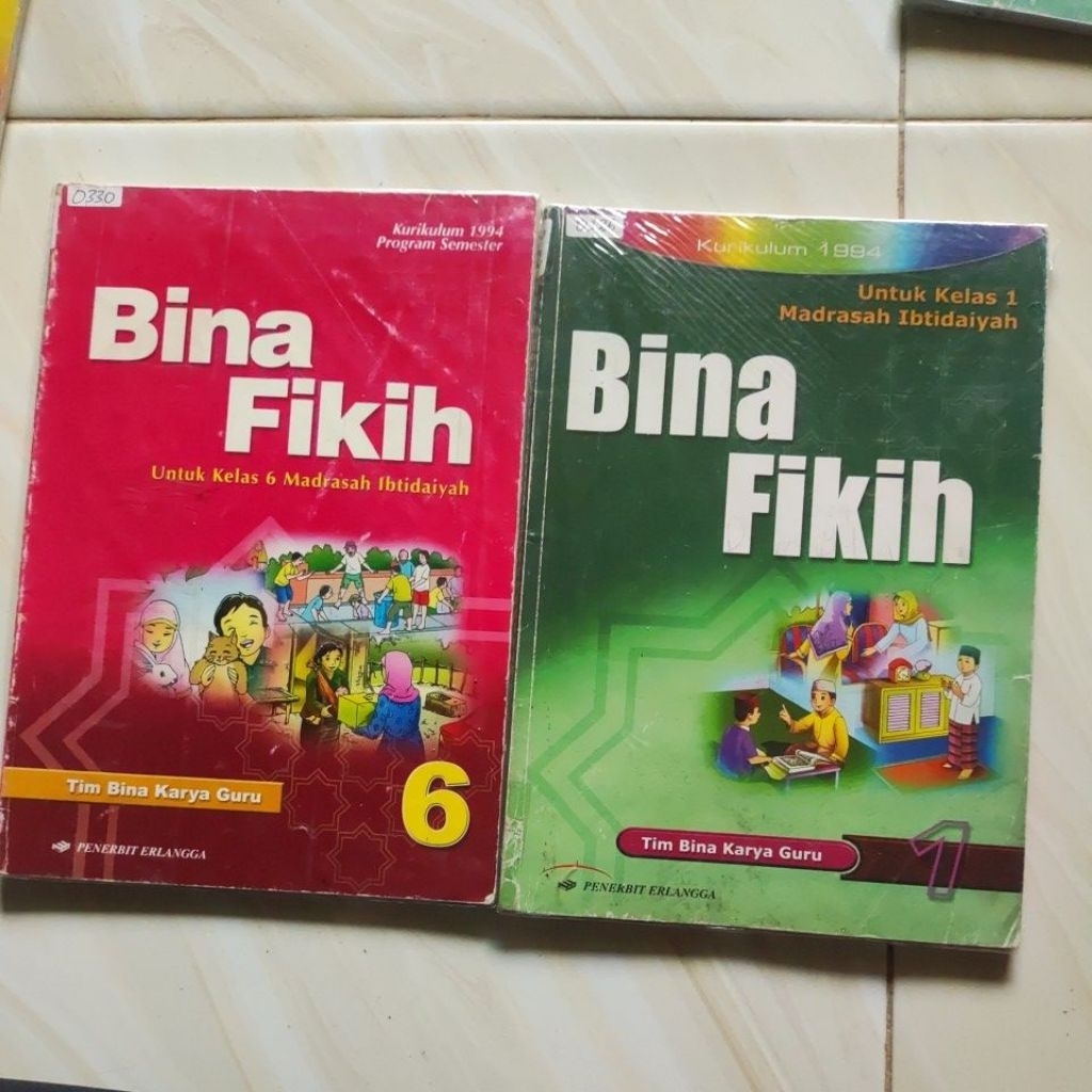 Buku Bina Fikih MI Kurikulum 1994 Erlangga Original | Preloved