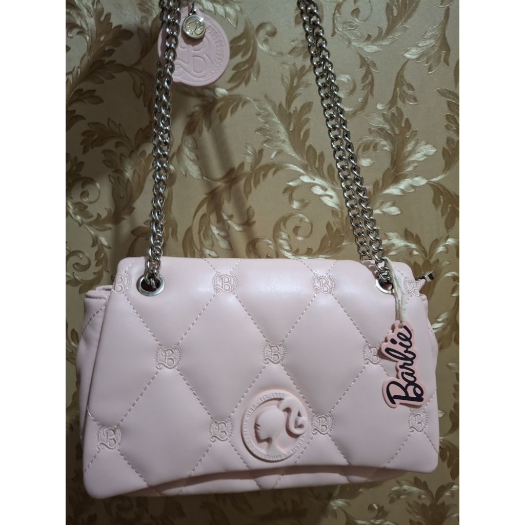 (Preloved) shoulder bag/ tas bahu original barbie by disney