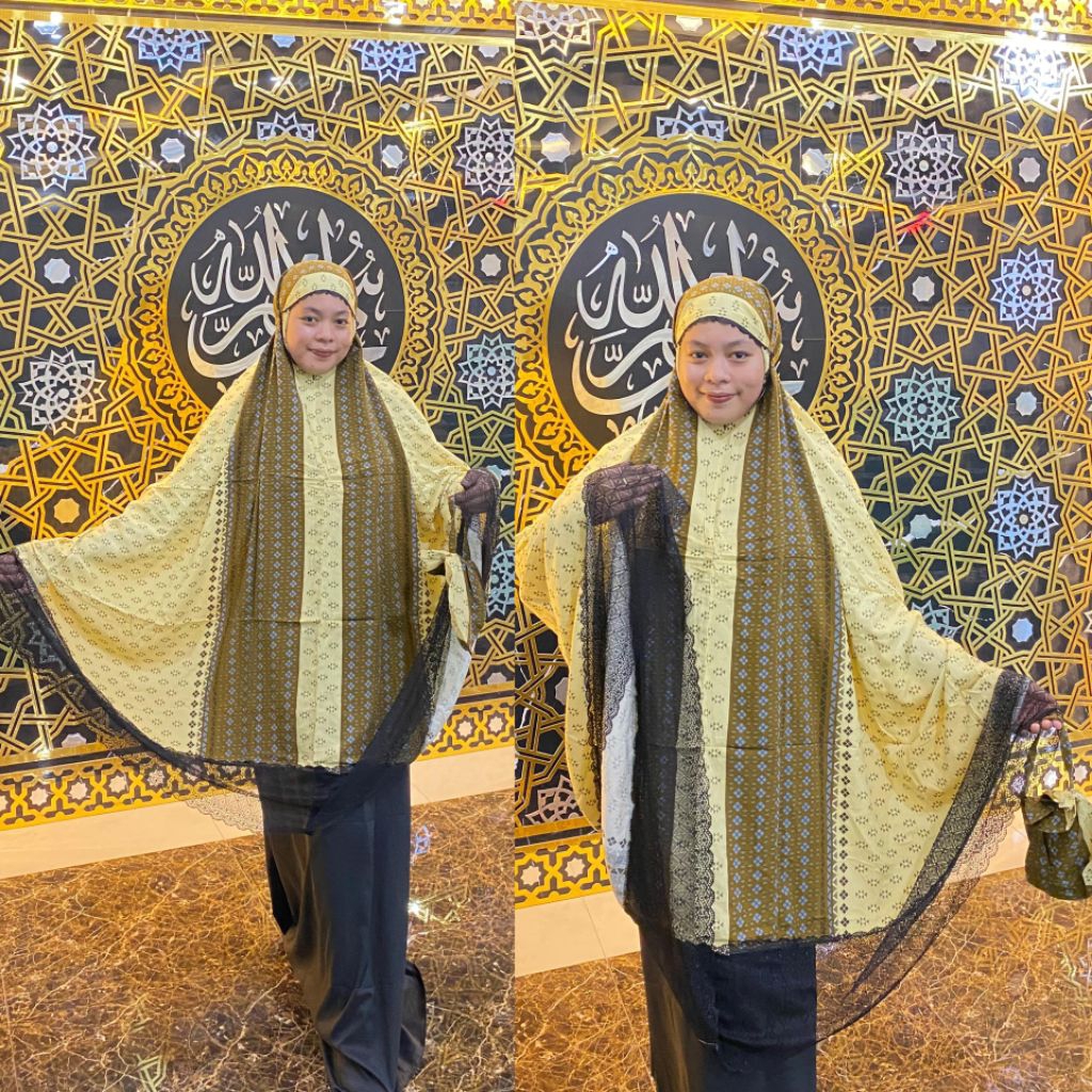 Mukena rayon renda premium