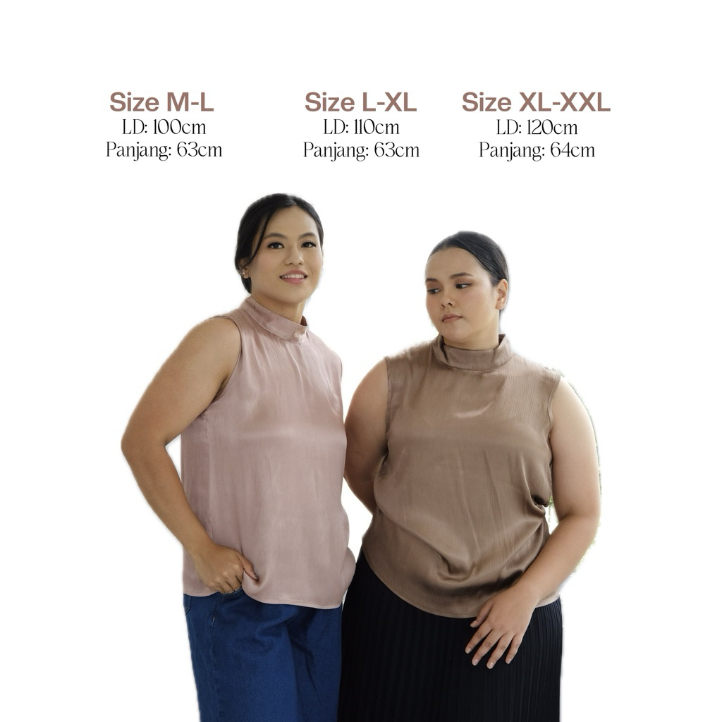 ANSA | Amelie Halter Tank Top | big plus size