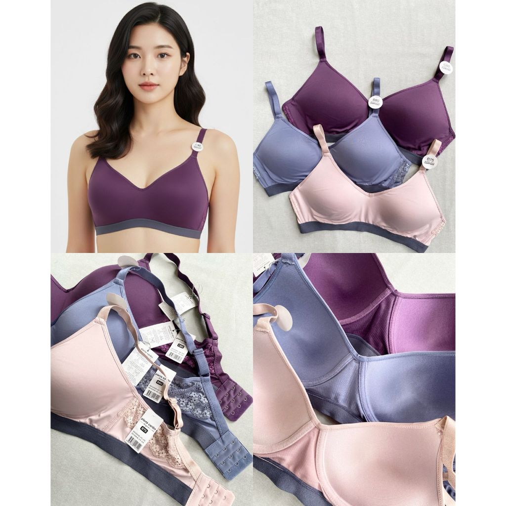 Pierre Cardin Women's Wirefree Bra - Bra Tanpa Kawat - 6412