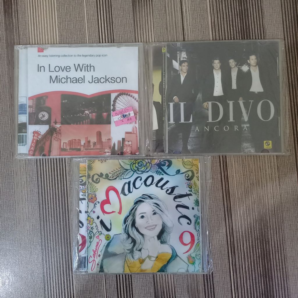 CD Lagu Barat terkenal / Koleksi Lagu Barat legendaris / Lagu Il Divo / Lagu Michael Jackson