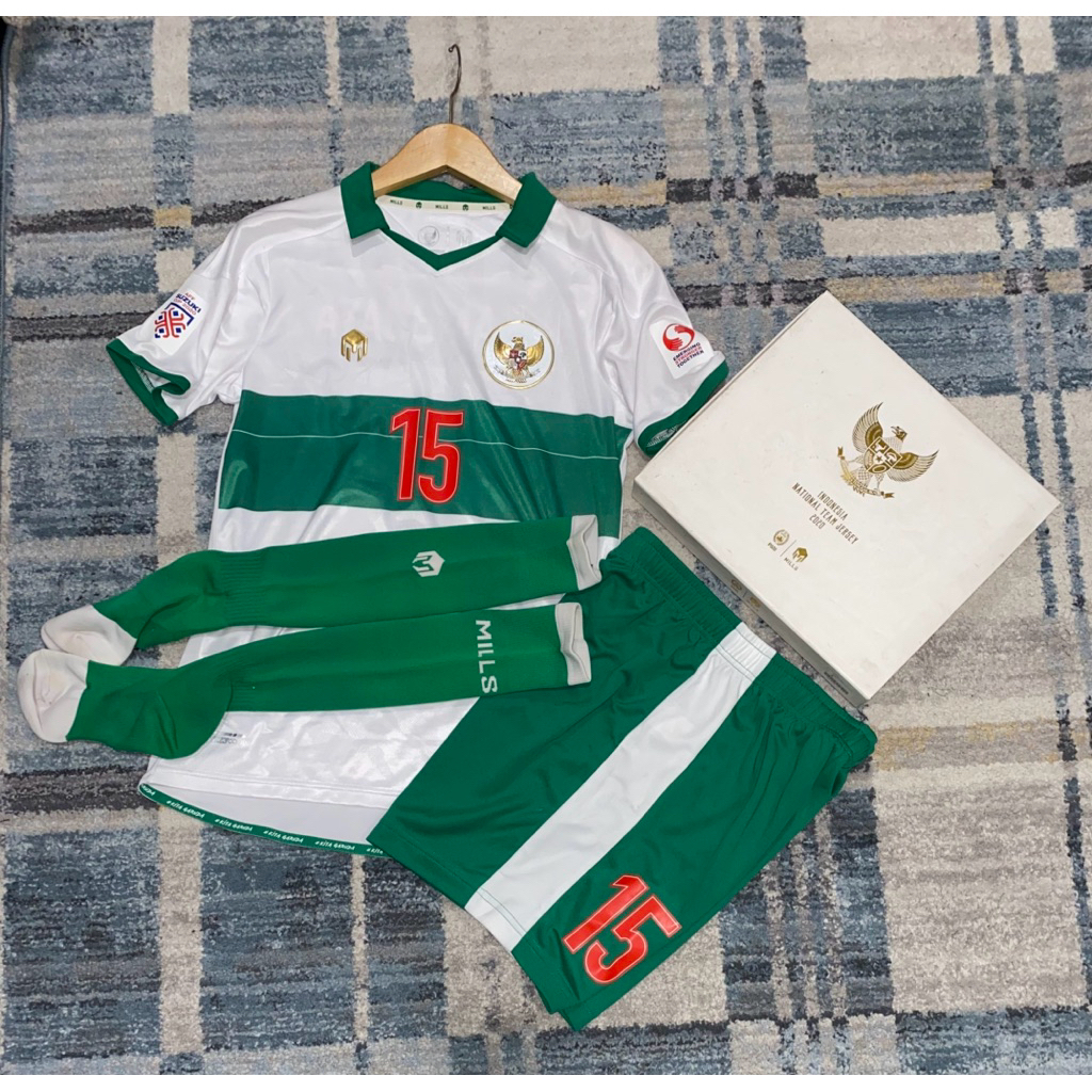 jersey timnas indonesia away aff cup 2020 2021 player issue original mills