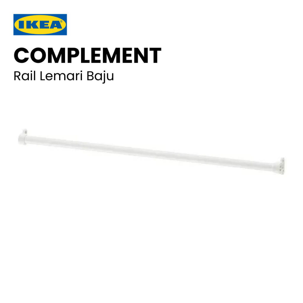 IKEA COMPLIMENT Rail Lemari Baju | Batang Gantungan Pakaian Lemari PAX