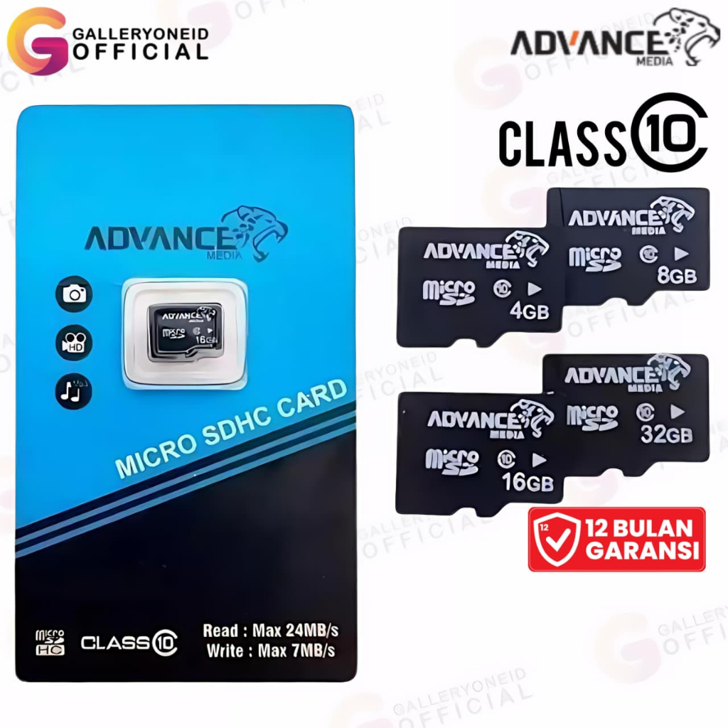 Memory Card HP Micro SD Kartu Memori TF Class10 Kapasitas 8 16 32 64 GB