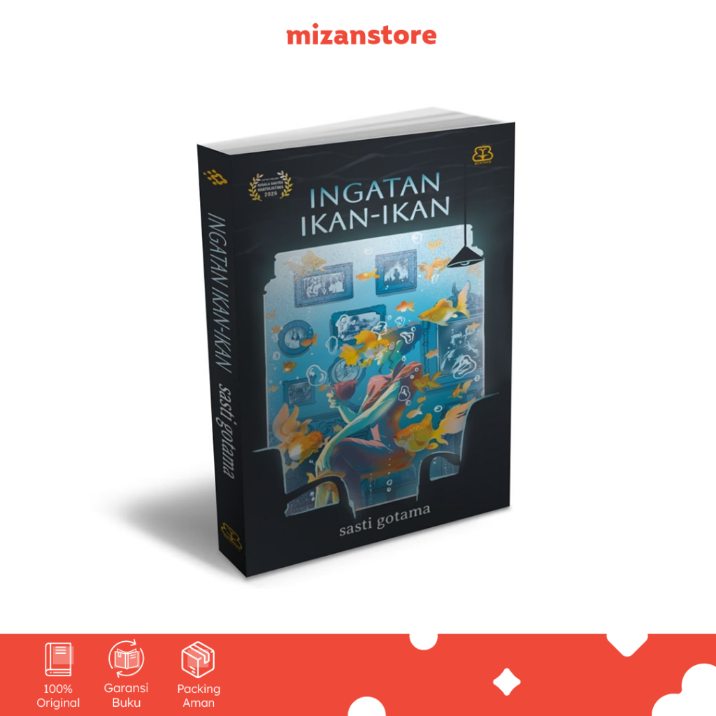 Novel Ingatan Ikan-Ikan - Sasti Gotama - Fiksi Sejarah - Mizan Jakarta