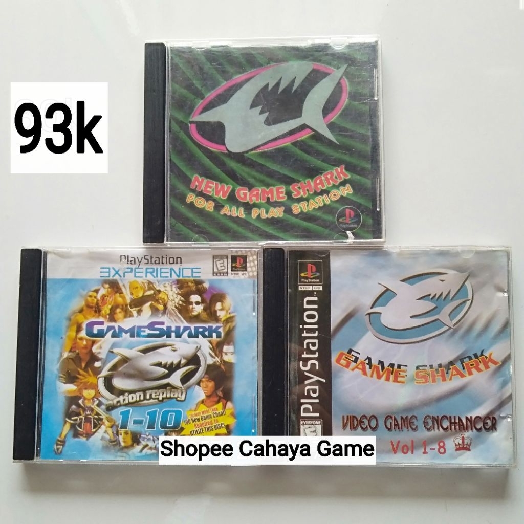 kaset ps1 kopab paketan Game Shark gameshark