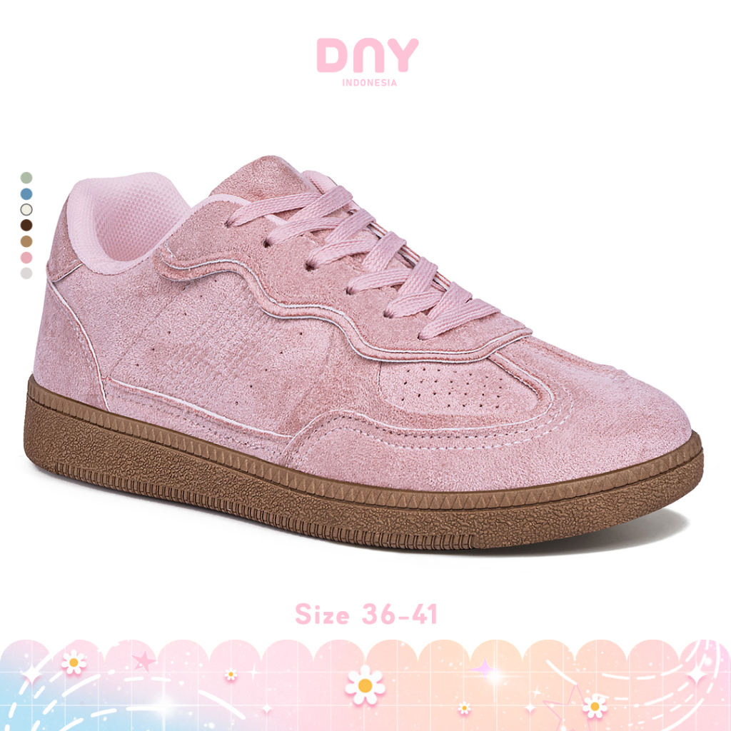 Sepatu DNY Sneakers Wanita Terbaru Sepatu Casual Cewek Women Shoes Running Spatu Import SP-361D
