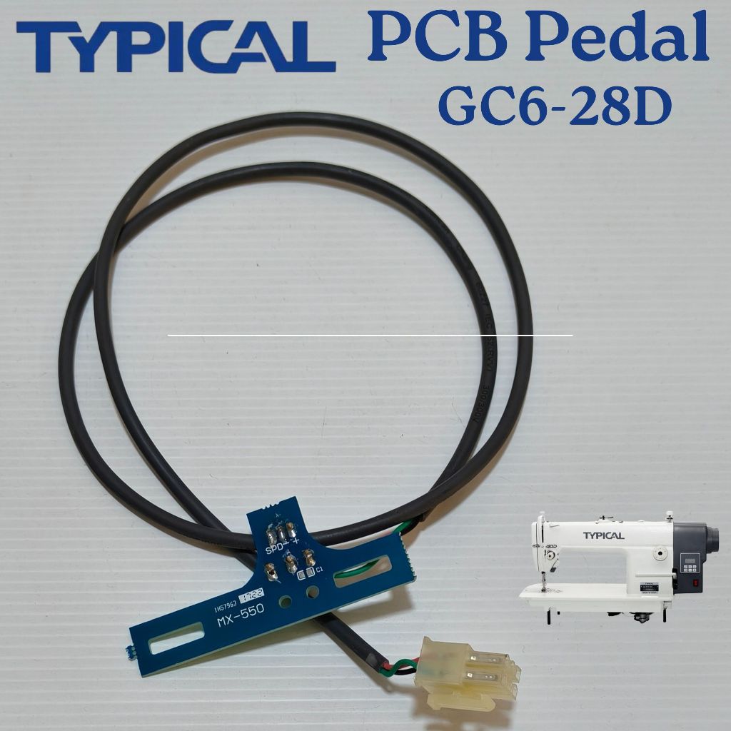 Pcb Pedal Mesin Jahit Typical Servo GC 6-28D MX-550 Original