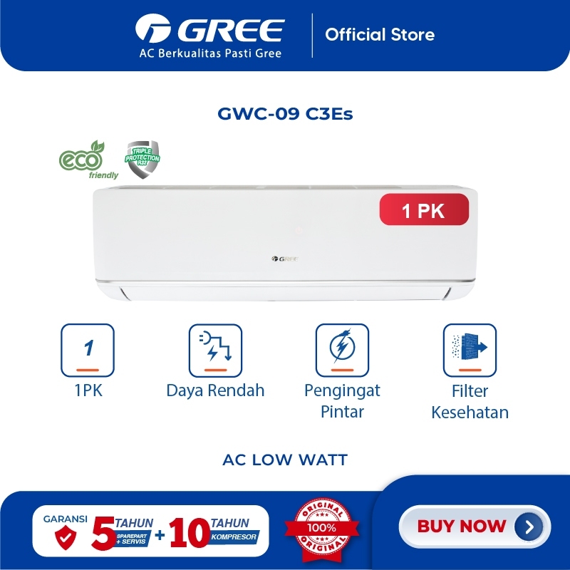 AC GREE LOW-WATT 1 PK GWC-09C3ES