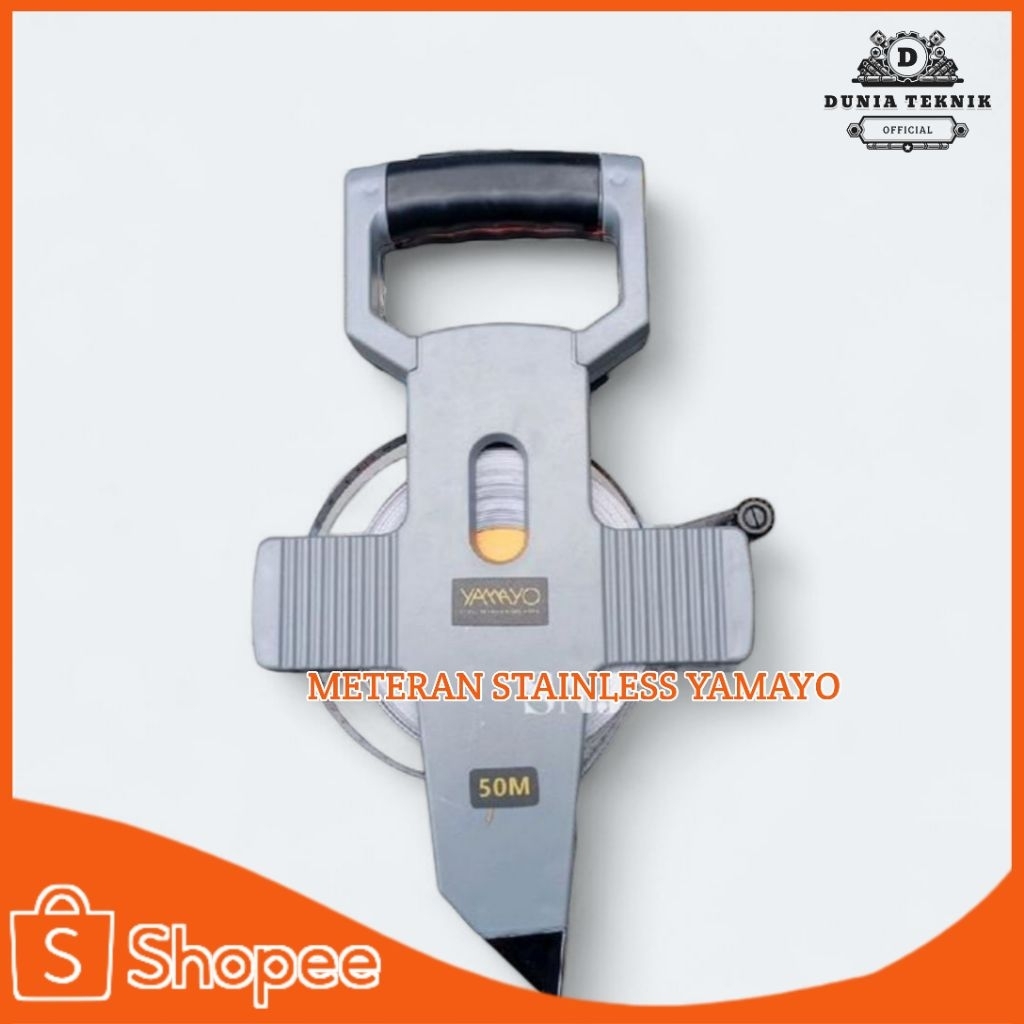 Meteran Roll YAMAYO Stainless Steel 50 Meter Meteran Roll Tancap Stainless Stell Original YAMAYO 50M