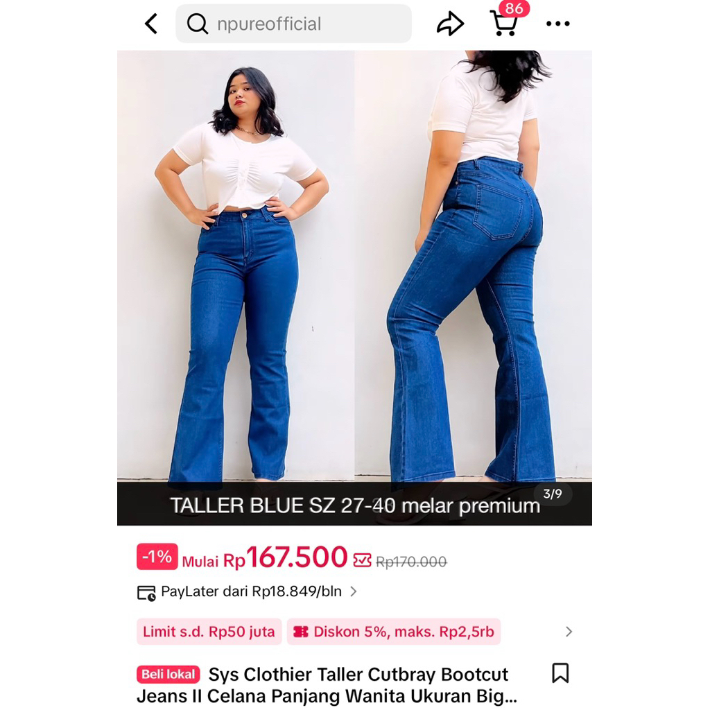 Jeans Cutbray PL