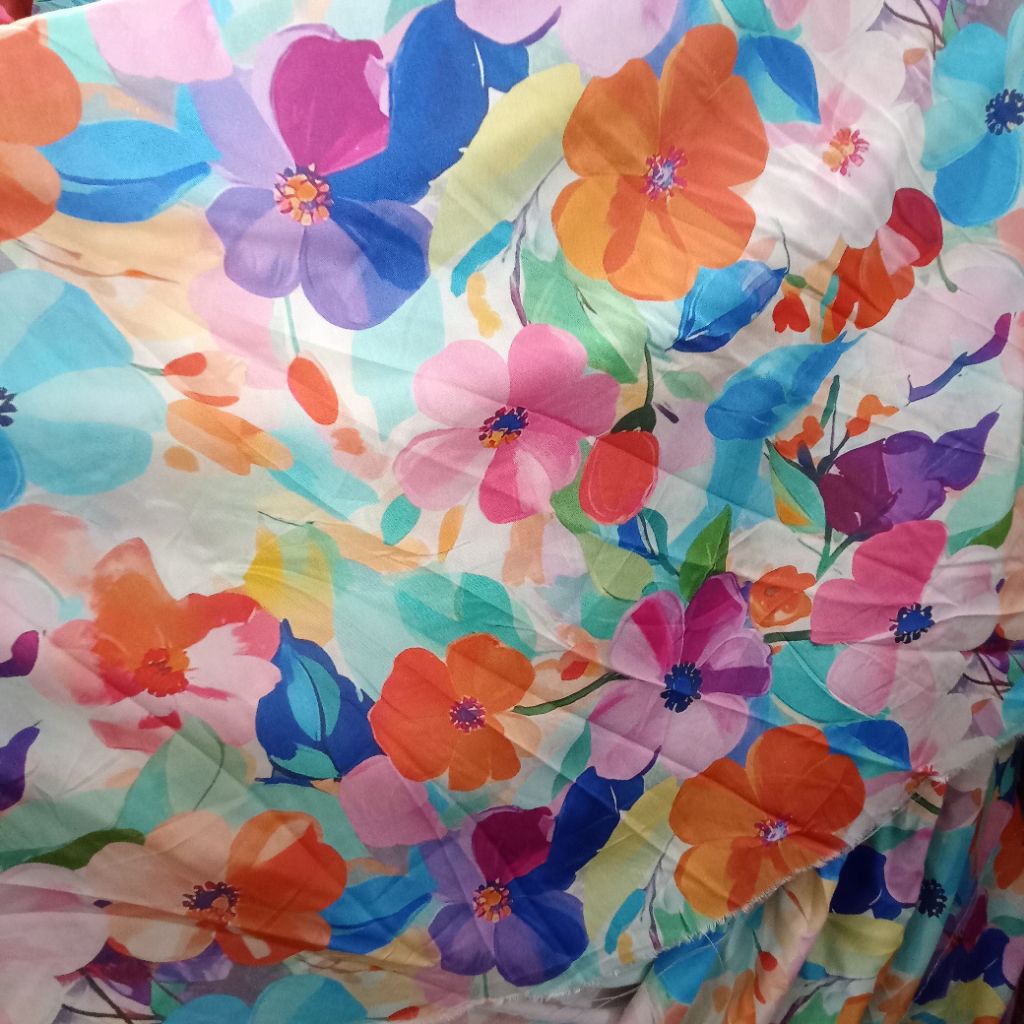 Kain Rayon Premium Motif Terbaru | Kain Rayon | Kain katun Rayon | Rayon Premium