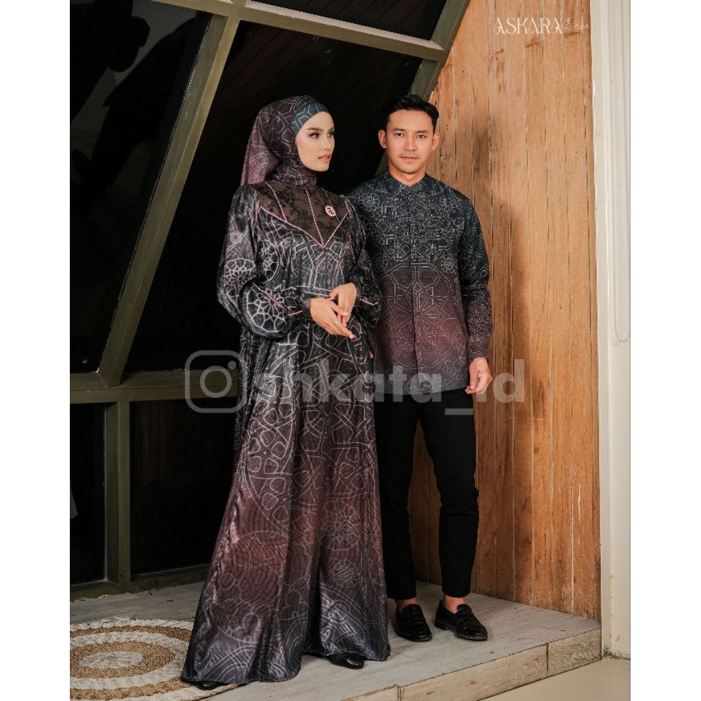 SHKATA/Indyra set scarft by Shkata/Set scarft/Set terbaru/Set premium