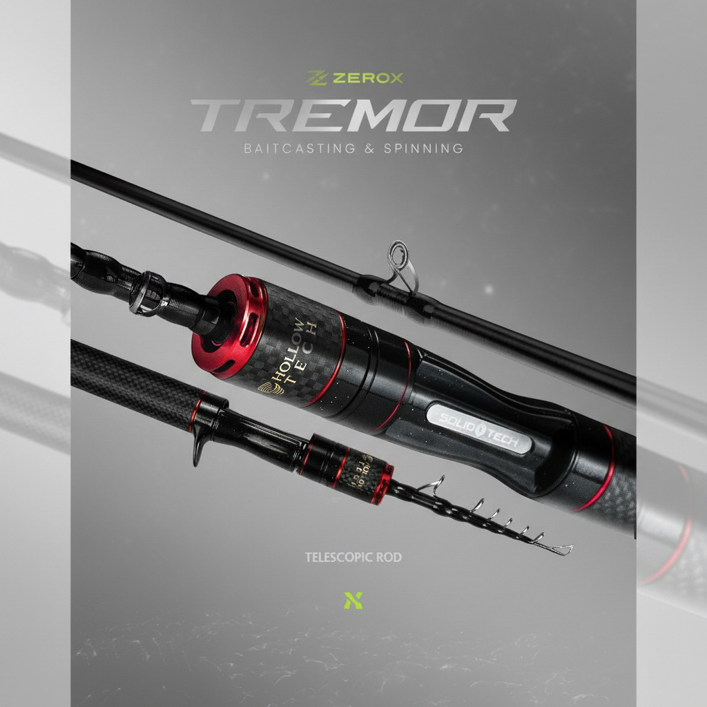 Joran Antena Zerox Tremor SP & BC (Titanium Tip & Solid Carbon Tip)