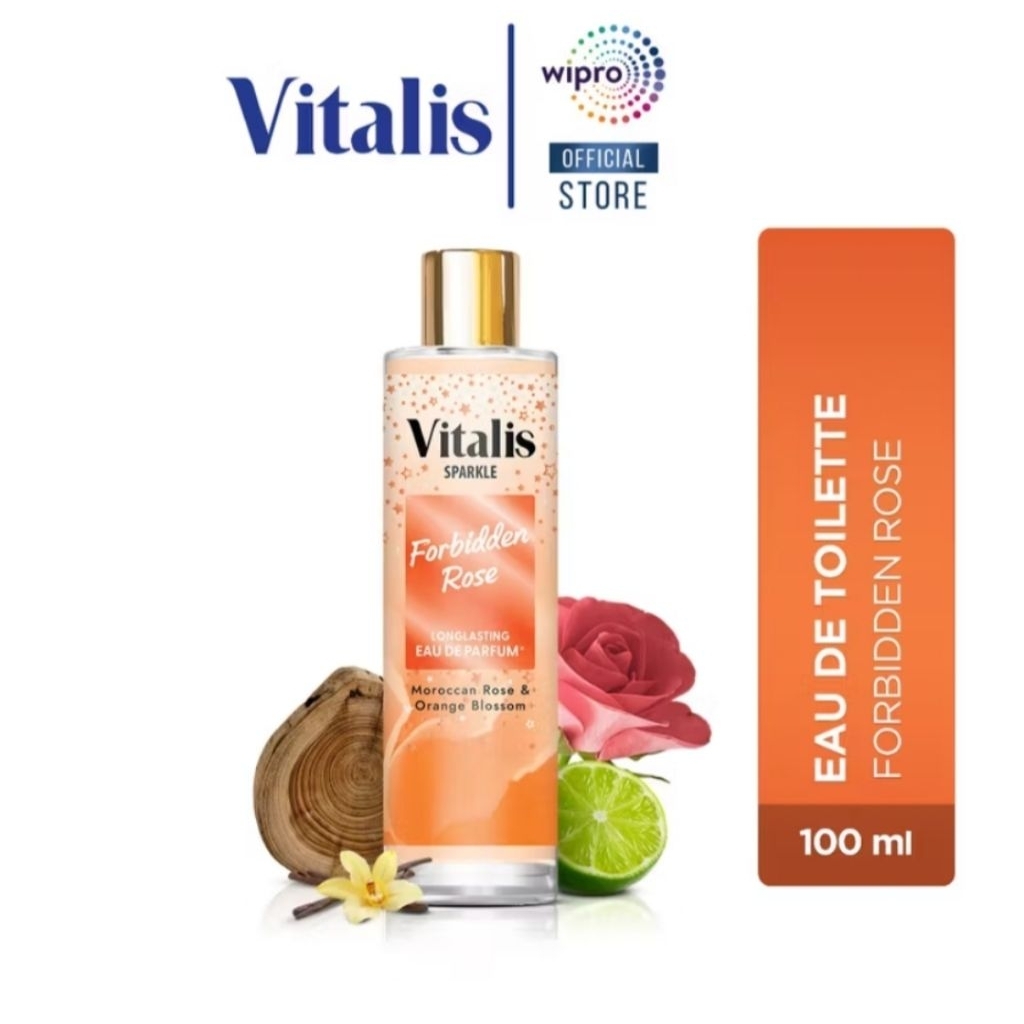NEW vitalis sparkle parfume forbidden rose / parfum wanita vitalis forbidden rose / EDP vitalis spar