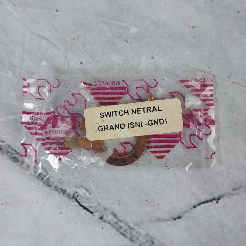 PLAT SWITCH NETRAL / KUNINGAN SWITCH NETRAL HONDA GRAND (IMITASI)