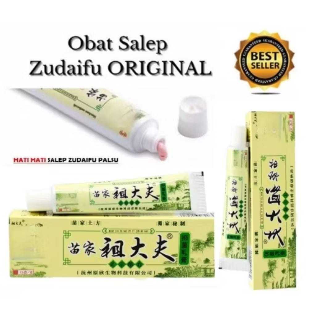 [PROMO 2 PCS] Salep Gatal Zudaifu Cream Oles Herbal Original Untuk Gatal Eksim,Jamur,Kudis,Alergi
