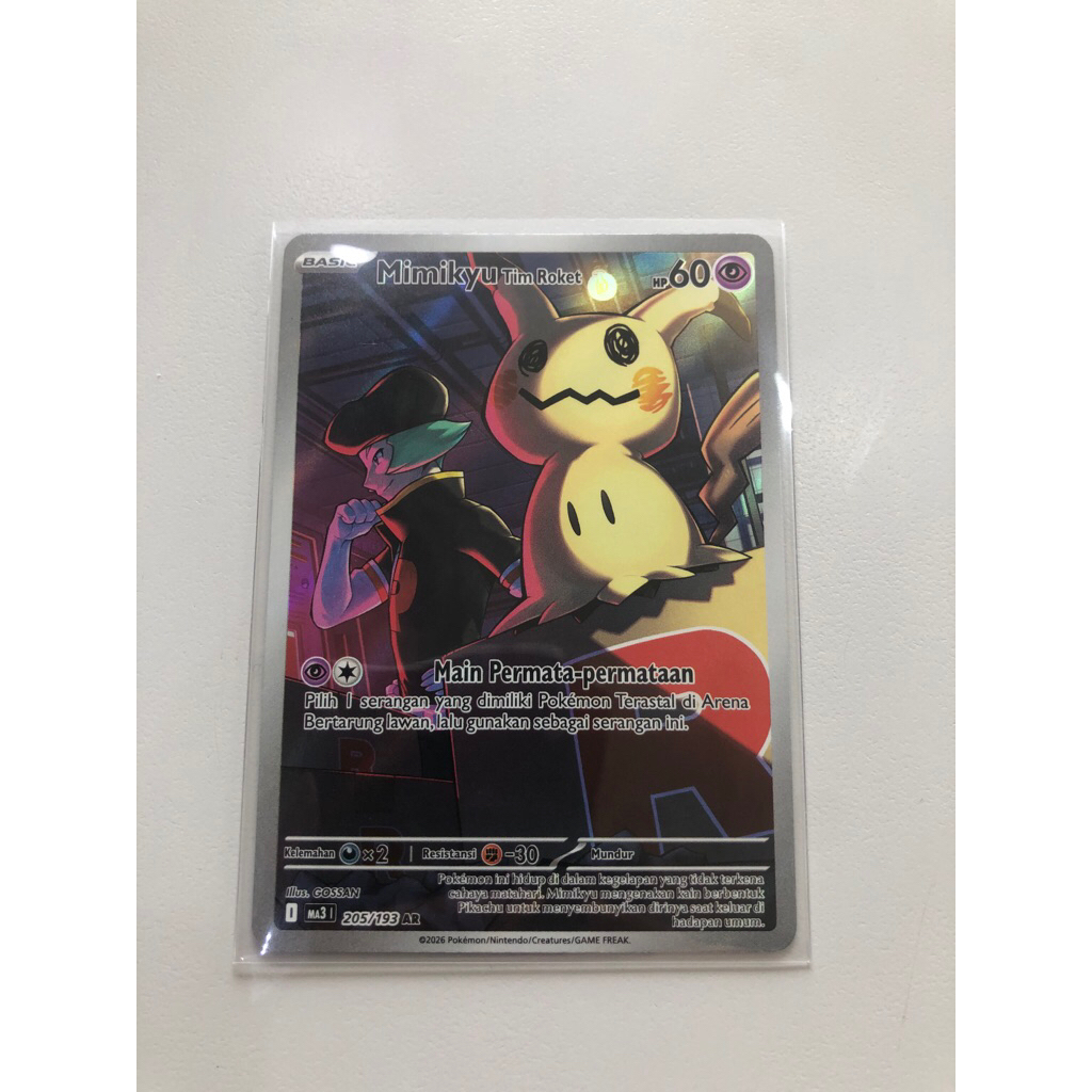 MIMIKYU TIM ROKET AR - Pokemon Mega Impian EX