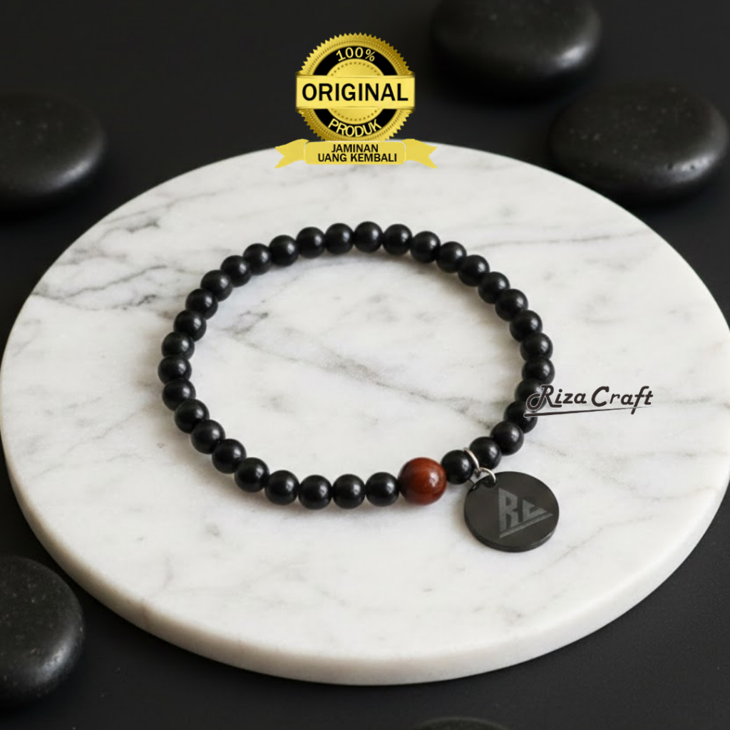 Gelang Tasbih 33 Butir Aesthetic Kayu Kokka Kokah Kaukah Arab Hitam ASLI Original Bersertifikat Cust