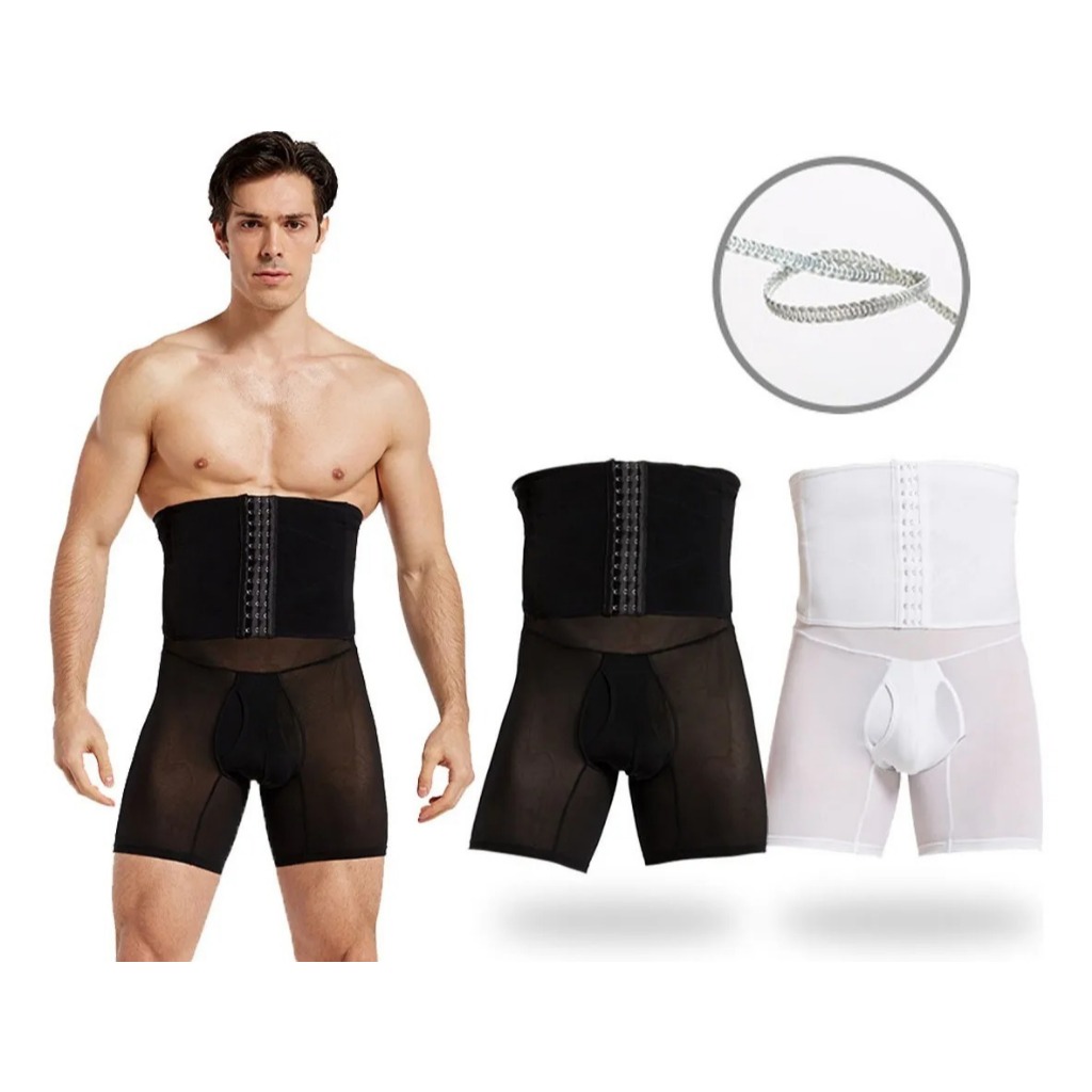 Celana Korset High Waist Pria Pembentuk Tubuh /'Pelangsing Perut /korset celana pria 1703