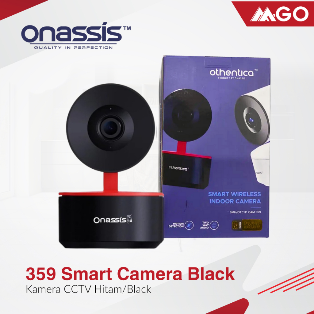 Onassis Kamera Indoor CCTV / Smart Camera 359 Black
