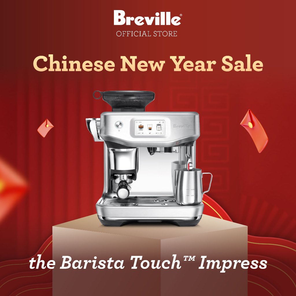 [NEW LAUNCH] Breville the Barista Touch Impress - Mesin Kopi Espresso Otomatis