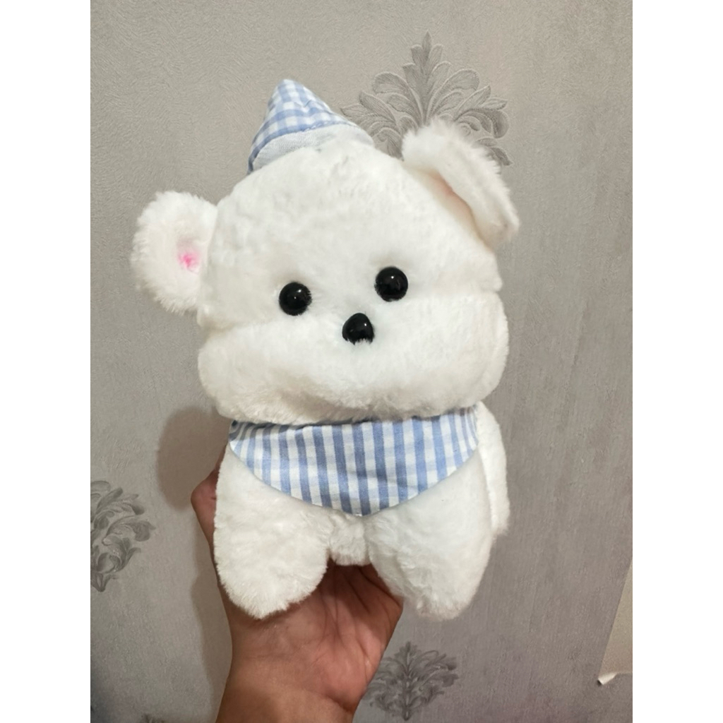 Boneka Capit Oh some/ Funi fun Anjing Topi