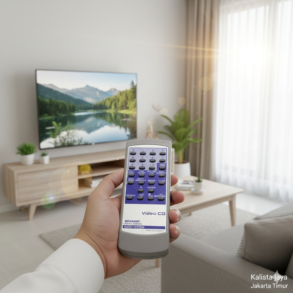 REMOTE REMOT DVD VCD HOME THEATER SHARP RRMCG0252AWSA ORIGINAL