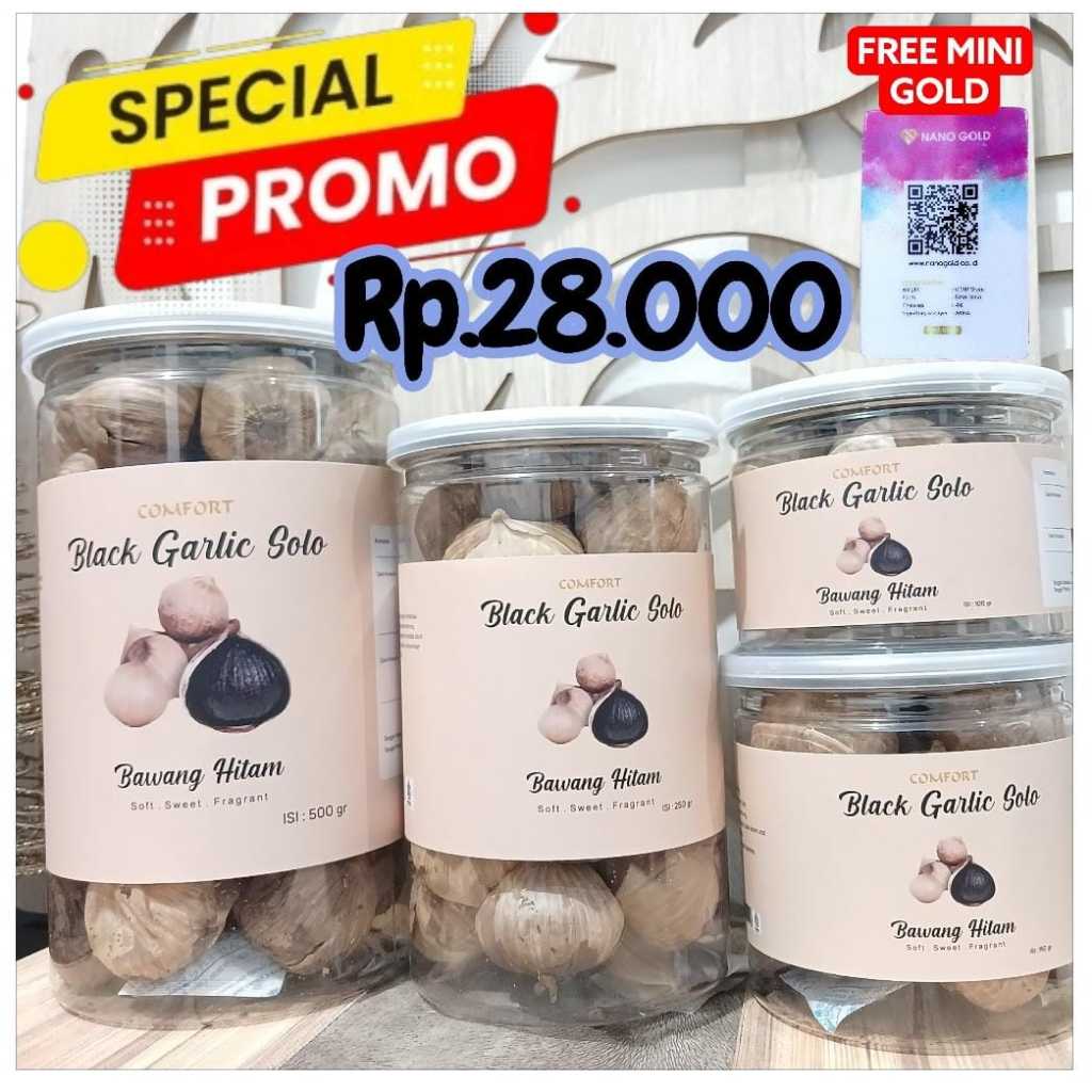BLACK GARLIC (BAWANG TUNGGAL) 500G BAWANG HITAM BLACK GARLIC / SOLO BLACK GARLIC BAWANG LANANG HITAM