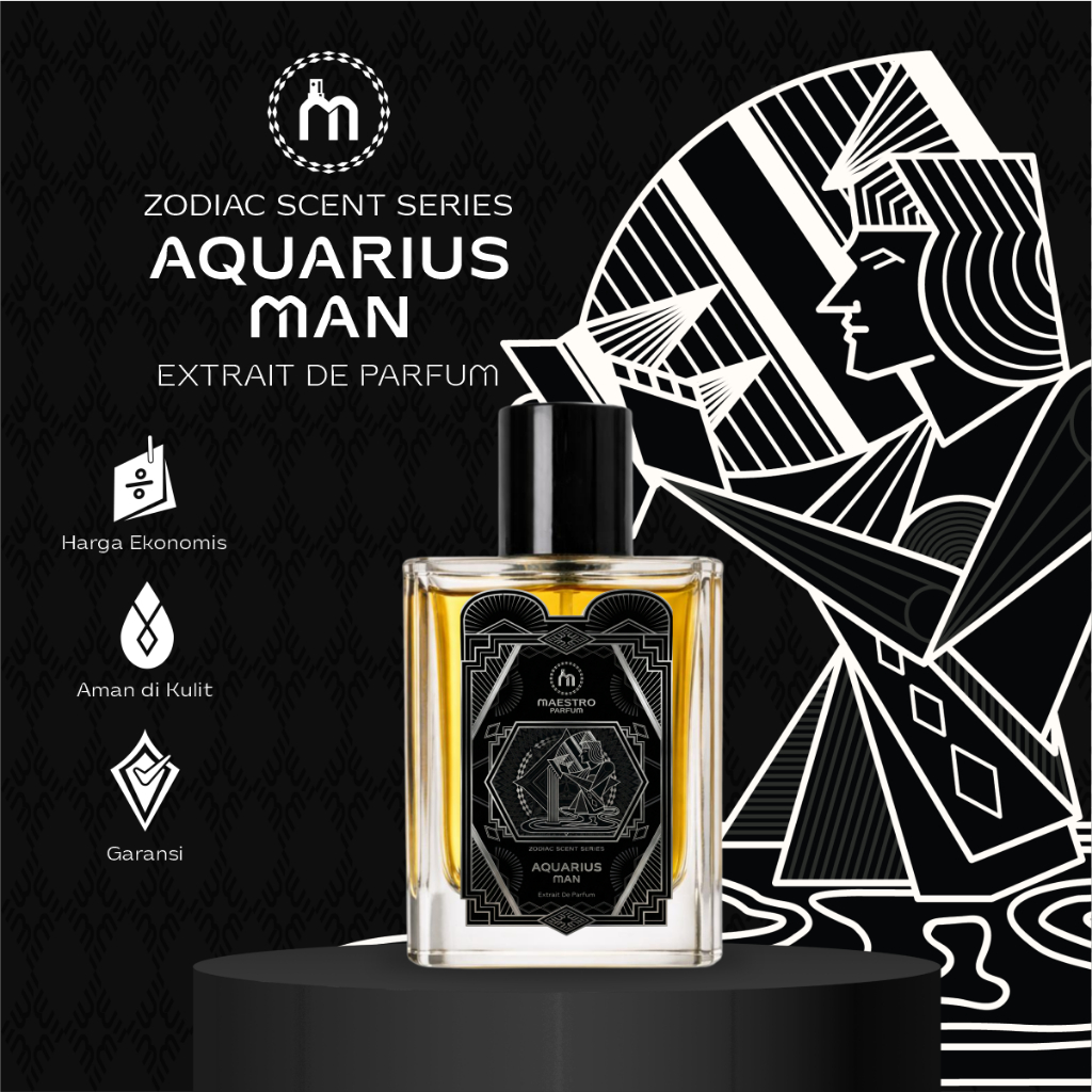 Zodiac Scent Series - Aquarius Man Extrait De Perfume by Maestro Parfum