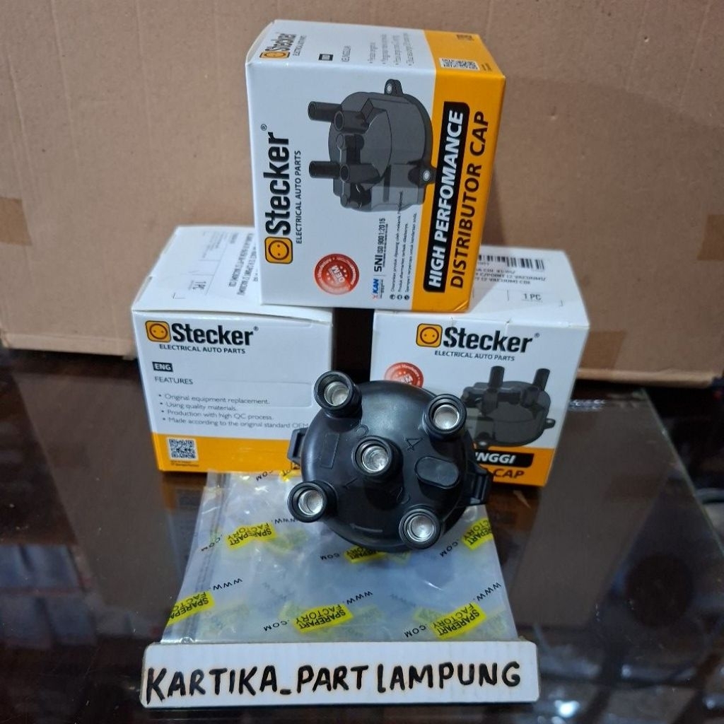 Tutup Delco/Distributor Cap/Toyota Kijang 4k Tahun 1981-1986/Kijang 5K Super Tahun 1986-1997 ( 2 Vac