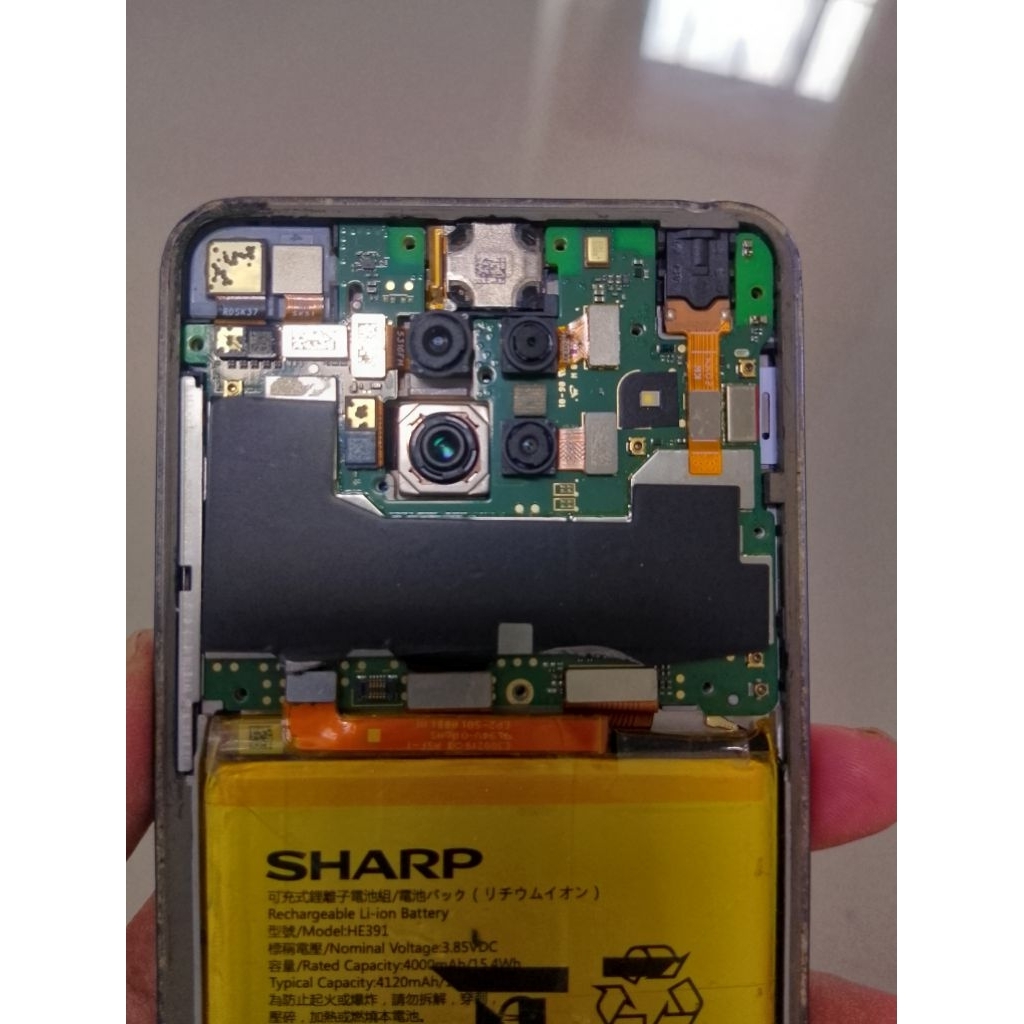 mesin hp sharp aquos sense4plus