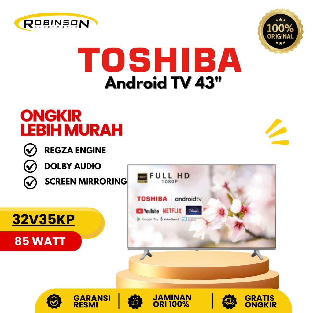 LED Toshiba 43Inch  43V35KP Android TV