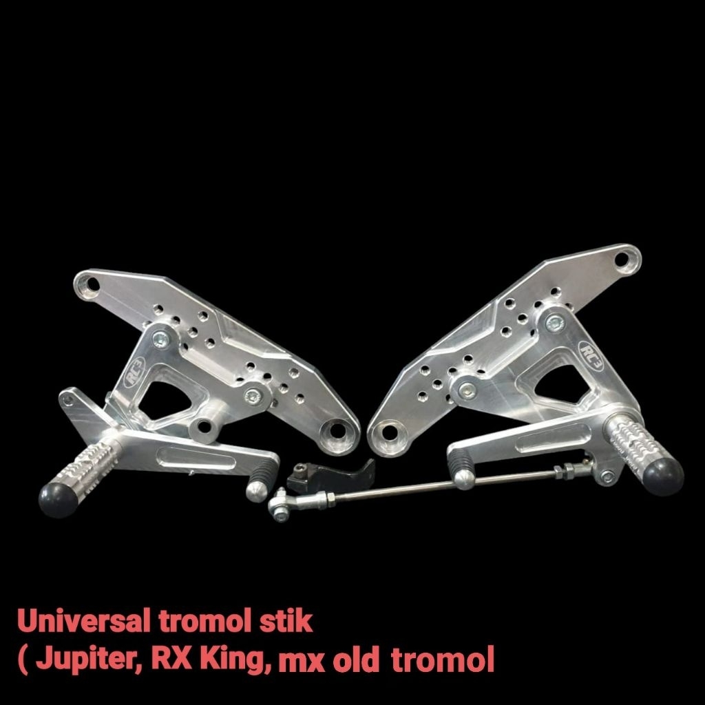 Footstep foot step underbone + adaptor RC3 jupiter Z, RX King, MX135 old/new disc & tromol