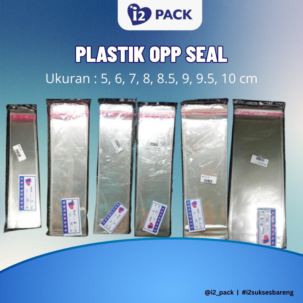 PLASTIK OPP SEAL / OPP 7.5 CM @100 LBR