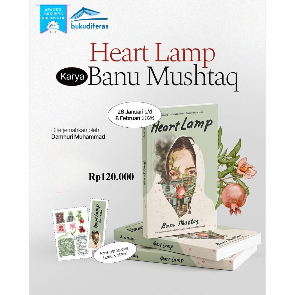 PRE-ORDER NOVEL HEART LAMP - BANU MUSHTAQ