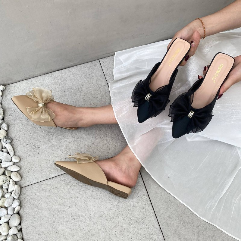 Simoncelli Sandal Flat Wanita | Sandal Korea | Sandal Wanita | Sandal Kerja | Sandal Pesta Wanita | 