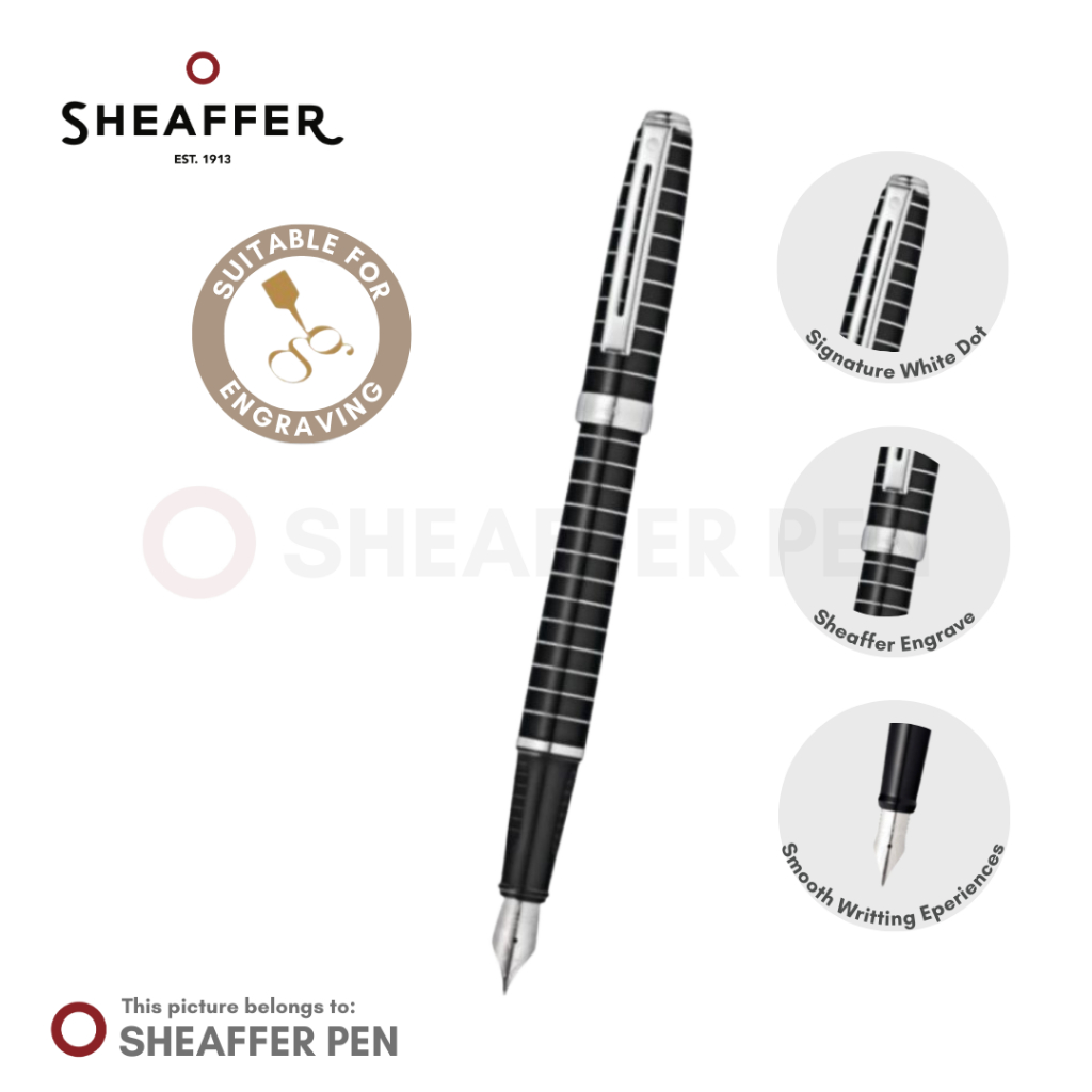 Sheaffer® Prelude Black Lacquer Fountain Pen